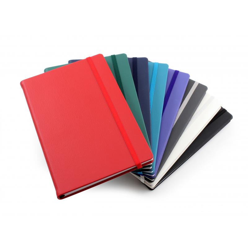 Image of Environmentally Friendly Recycled Leather A5 Casebound Notebook
