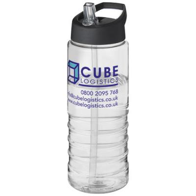 Image of H2O Treble 750 ml spout lid sport bottle