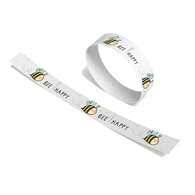 Image of Seeded Paper Wristbands