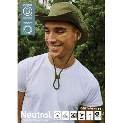 Image of Neutral Fairtrade Organic Safari Hat